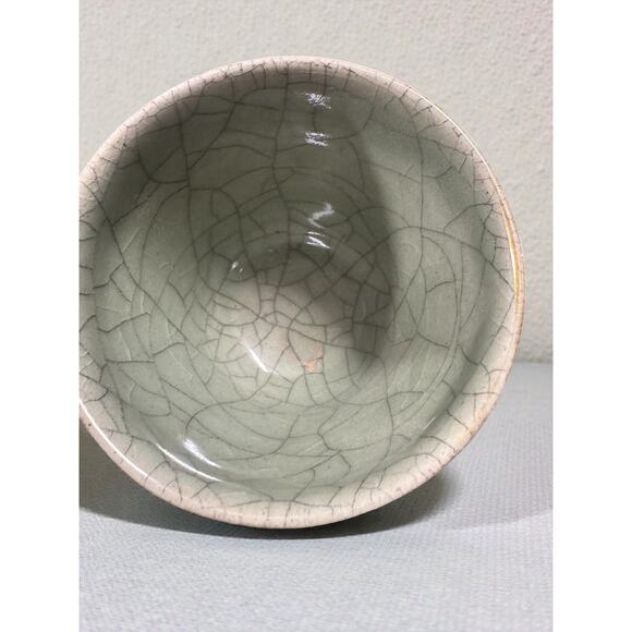 Vintage Somayaki Tea Cups Soma Ware Double Wall Crackle Made in Japan Set of 4 - Picture 3 of 7